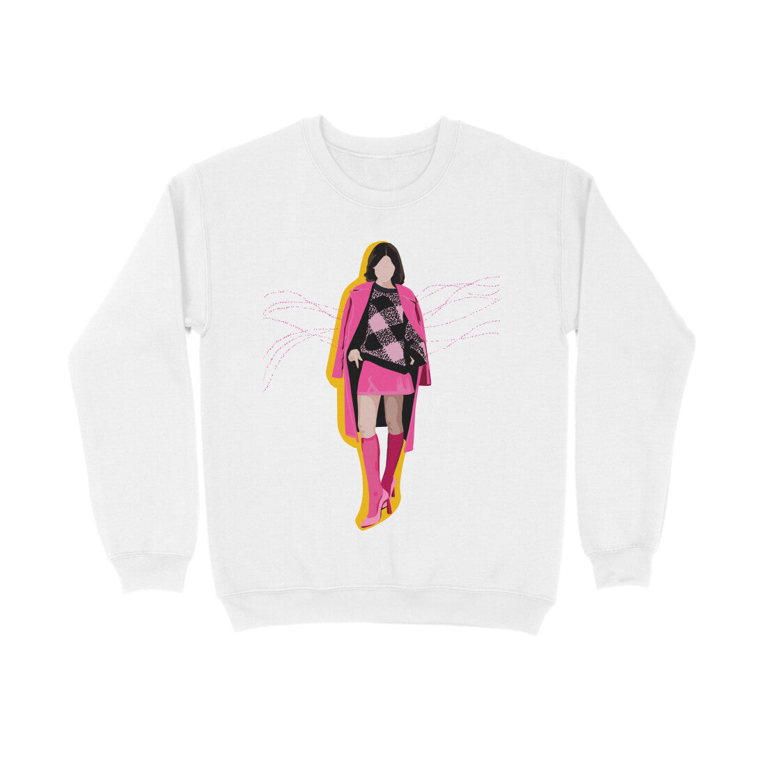 Girl in PARIS Sweatshirt